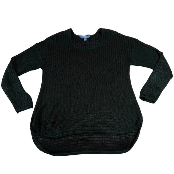Simply Vera Vera Wang Round Neck Knit Top Size Petite XL High low Hem Casual - Picture 1 of 12